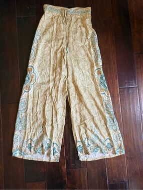 BNWT Nüd by Nekane Pushak Paisley Palazzo Pants M